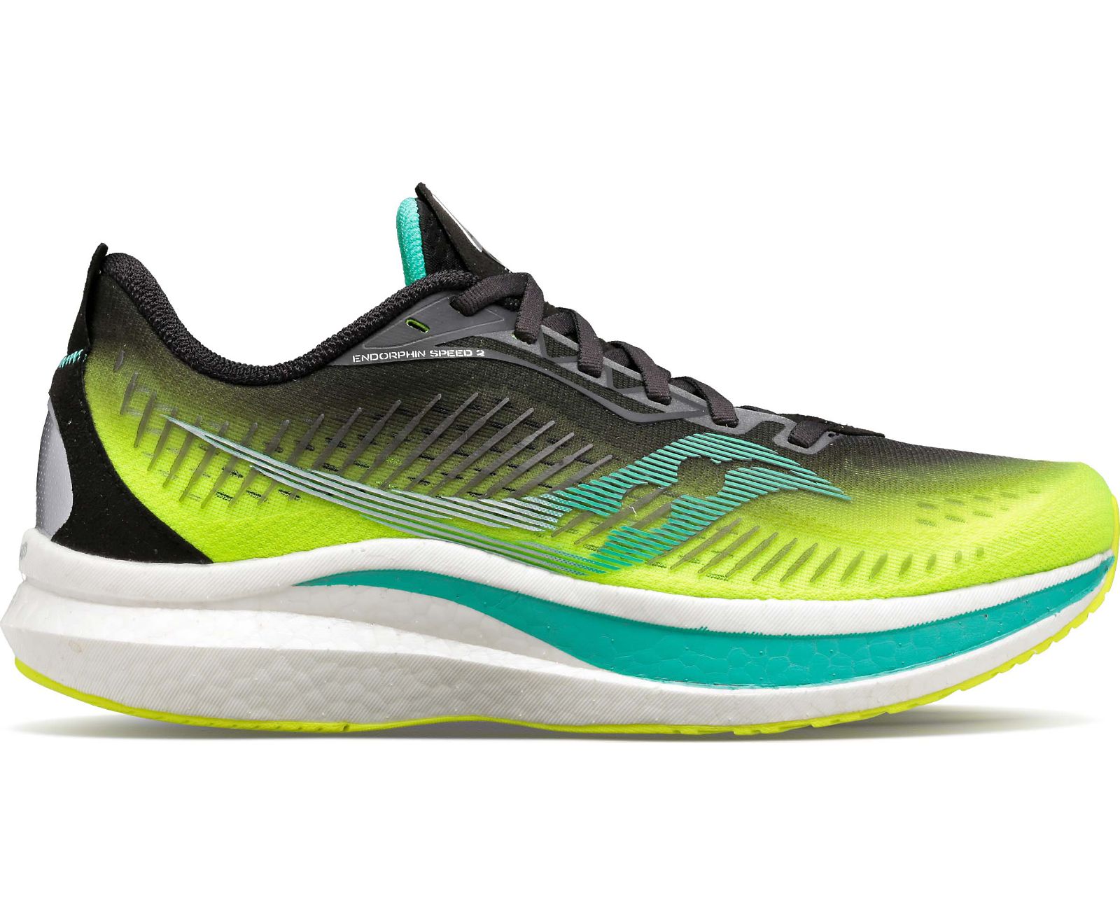 Men\'s Saucony Endorphin Speed 2 Running Shoes Green | Singapore 476ILHS